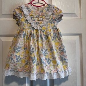 Joie Kids Girls Dress Floral Easter Spring Summer Party 24 Months